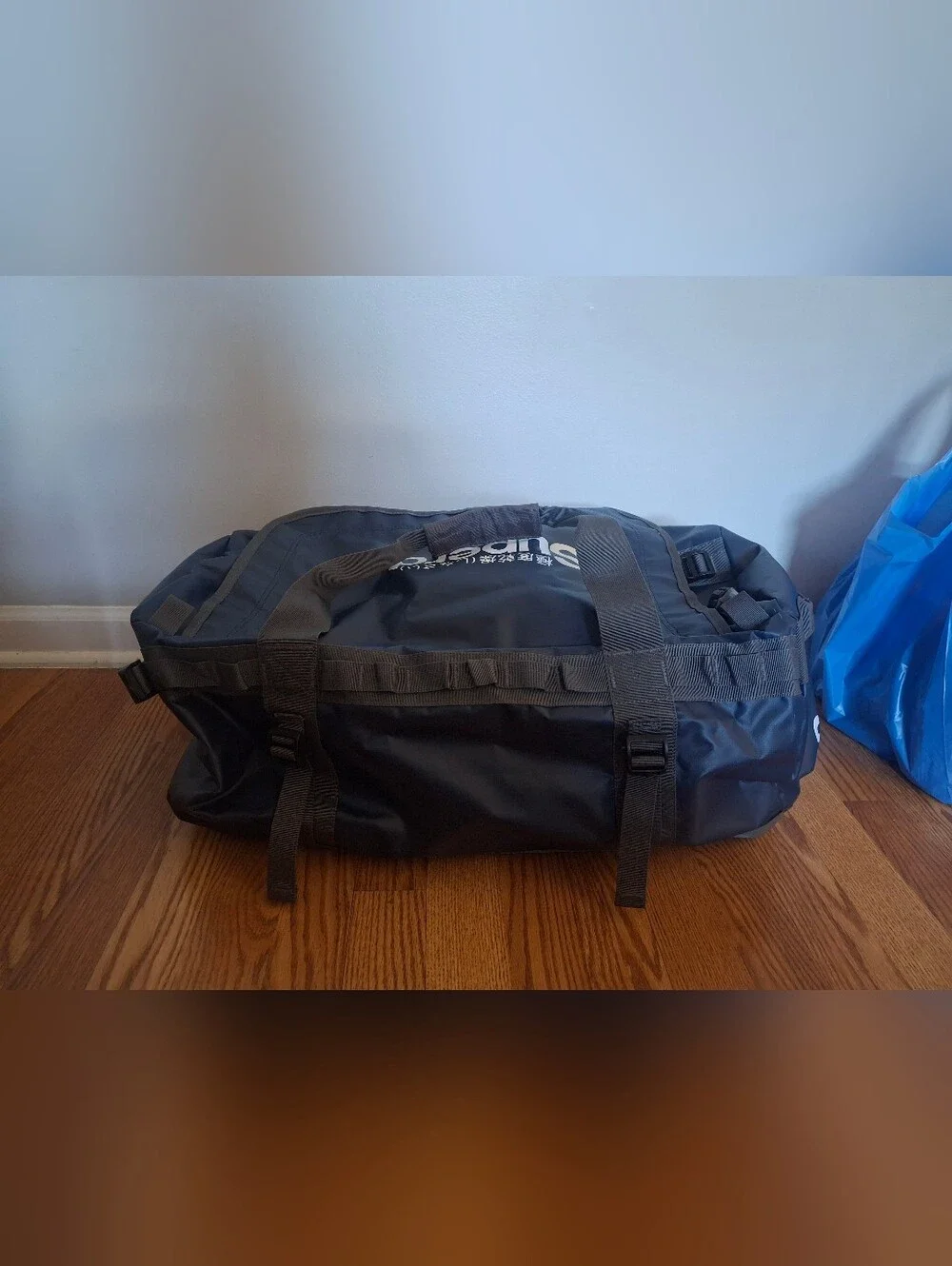 Superdry Tarpaulin Duffle Bag Navy Carry-on
